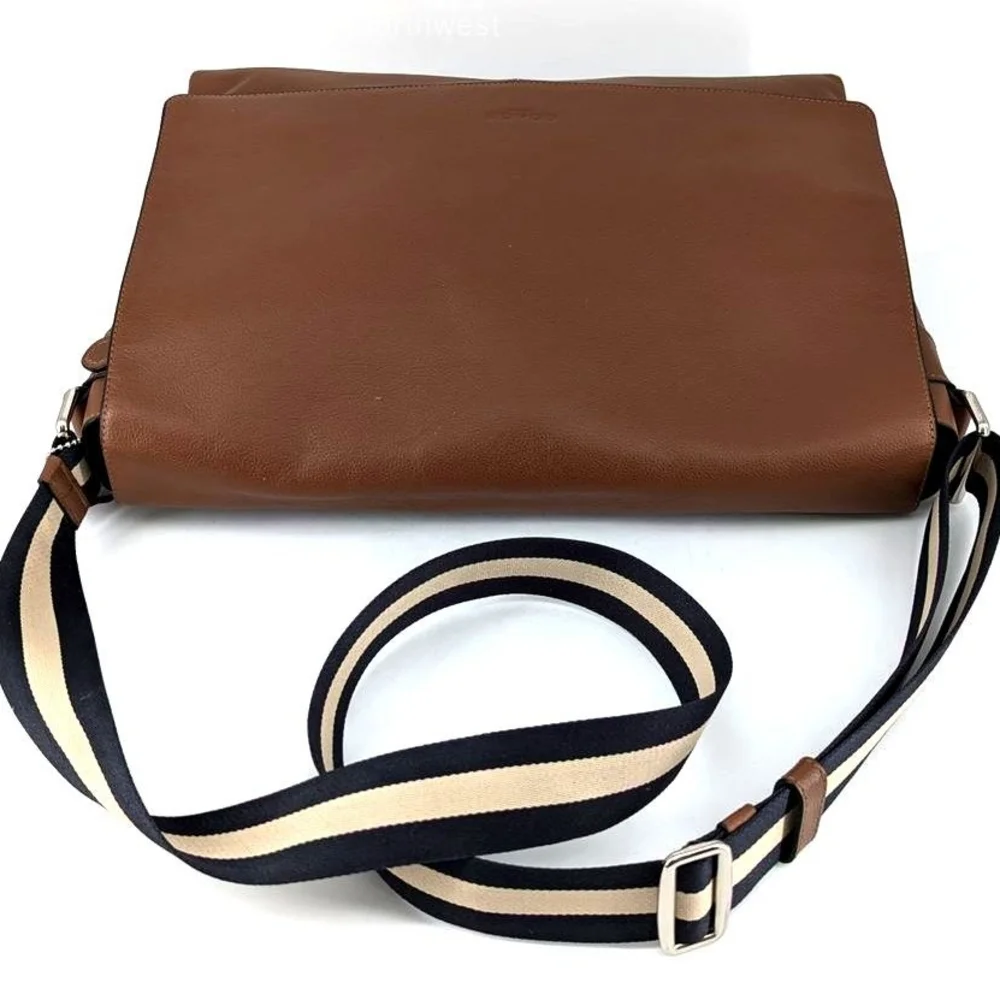 COACH Designer Charles Messenger Briefcase Brown Shoulder Laptop Bag
